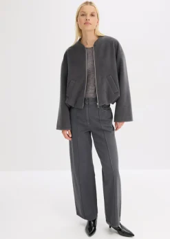 New Blusón con mangas de globo Mujer Esenciales|Chaquetas Y Abrigos