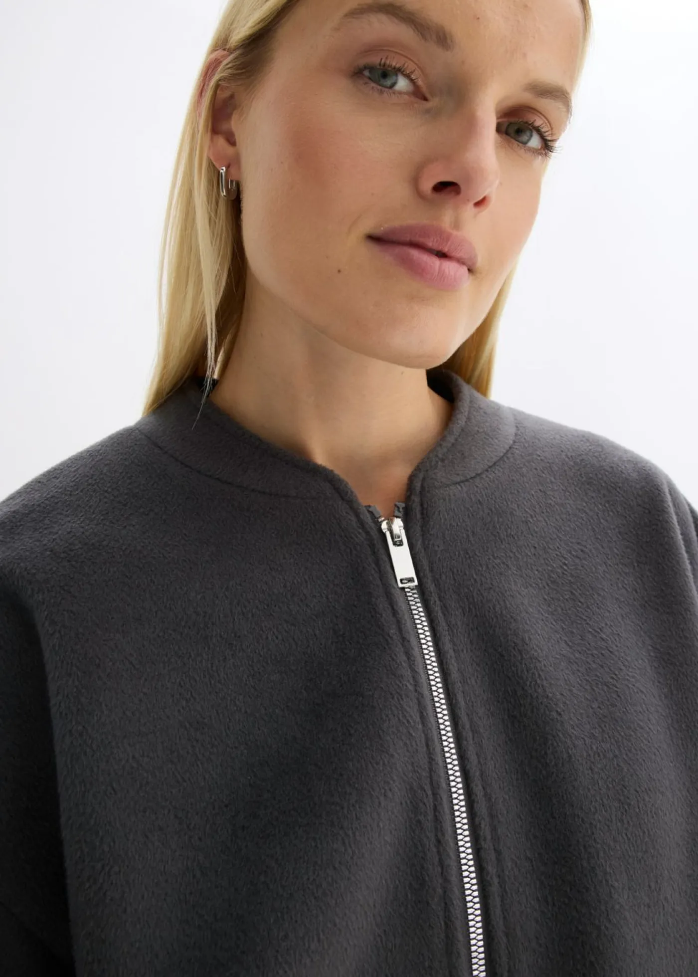 New Blusón con mangas de globo Mujer Esenciales|Chaquetas Y Abrigos