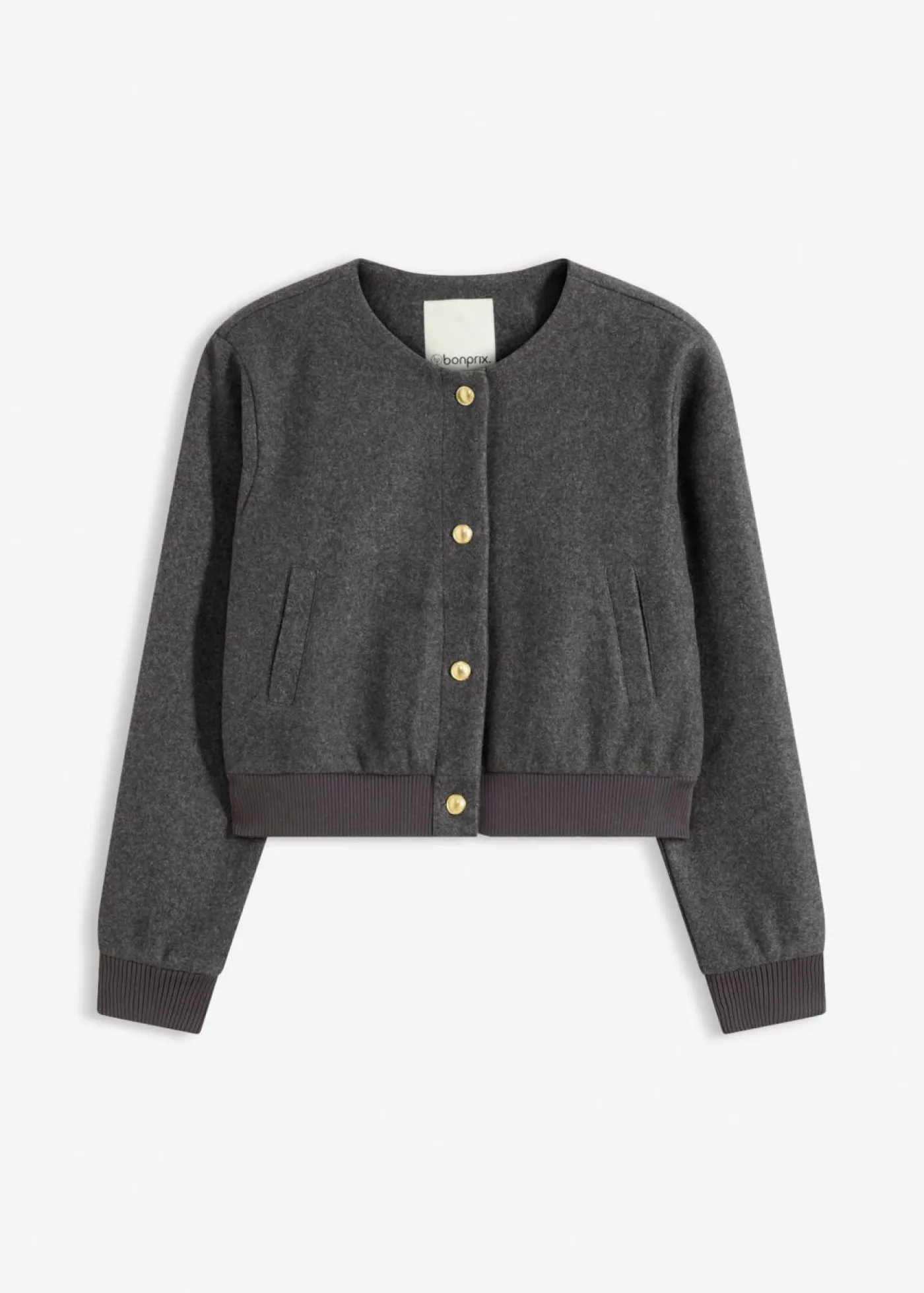 Best Blusón corto de buclé suave Mujer Chaquetas Y Abrigos