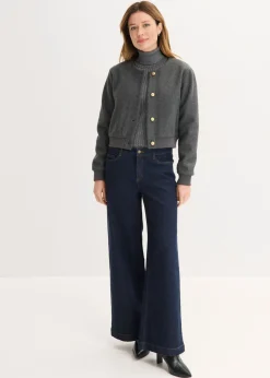 Best Blusón corto de buclé suave Mujer Chaquetas Y Abrigos