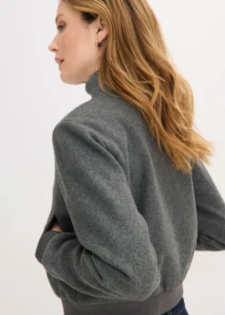 Best Blusón corto de buclé suave Mujer Chaquetas Y Abrigos