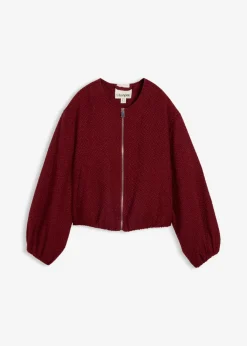 Blusón de bouclé suave Mujer Chaquetas Y Abrigos