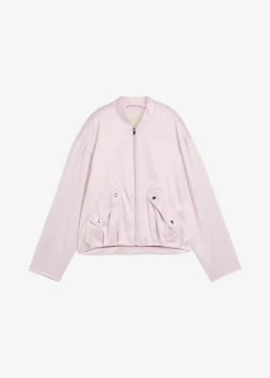Outlet Blusón suave de mezcla de viscosa brillante Mujer Esenciales|Chaquetas Y Abrigos
