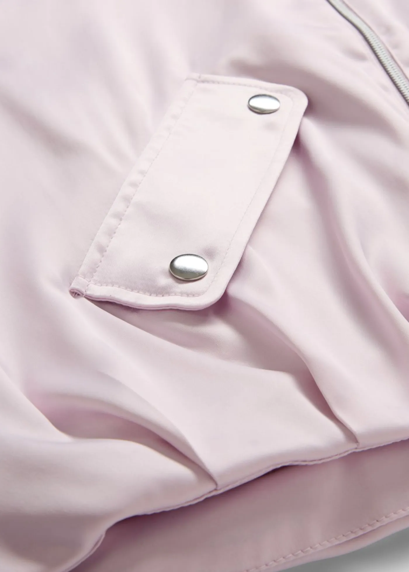 Outlet Blusón suave de mezcla de viscosa brillante Mujer Esenciales|Chaquetas Y Abrigos