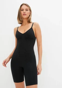 New Body con efecto moldeador medio sin costuras Mujer Sin Costuras|Bodies
