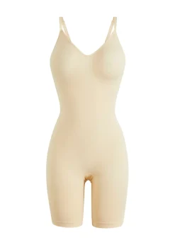 Clearance Body con efecto moldeador medio sin costuras Mujer Sin Costuras|Bodies