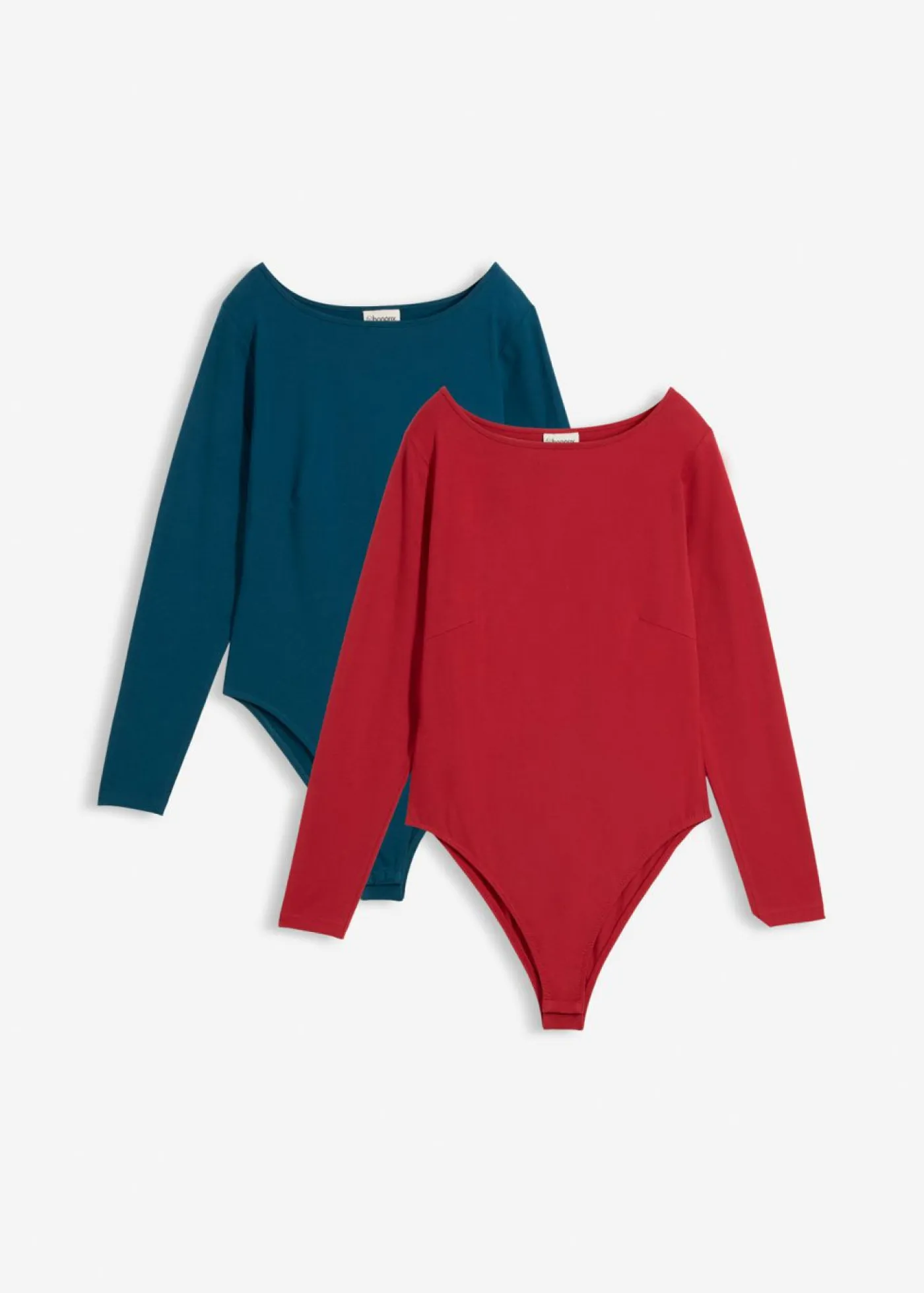 Body de manga larga (2 unidades) Mujer Básicos|Camisetas