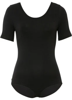 Online Body de media manga con algodón Mujer Ropa Interior De Algodón|Bodies