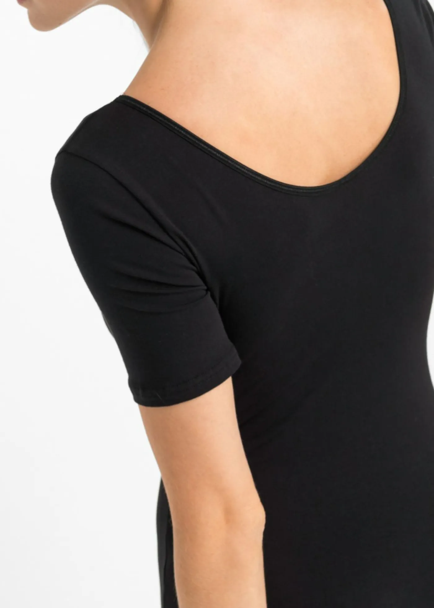 Online Body de media manga con algodón Mujer Ropa Interior De Algodón|Bodies