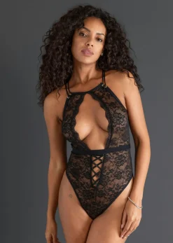 Body de tanga con abertura Mujer Lencería Sexy