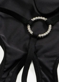 Sale Body de tanga con abertura Mujer Lencería Sexy