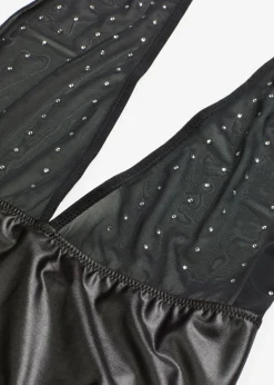 Clearance Body de tanga con piedras brillantes Mujer Lencería Sexy