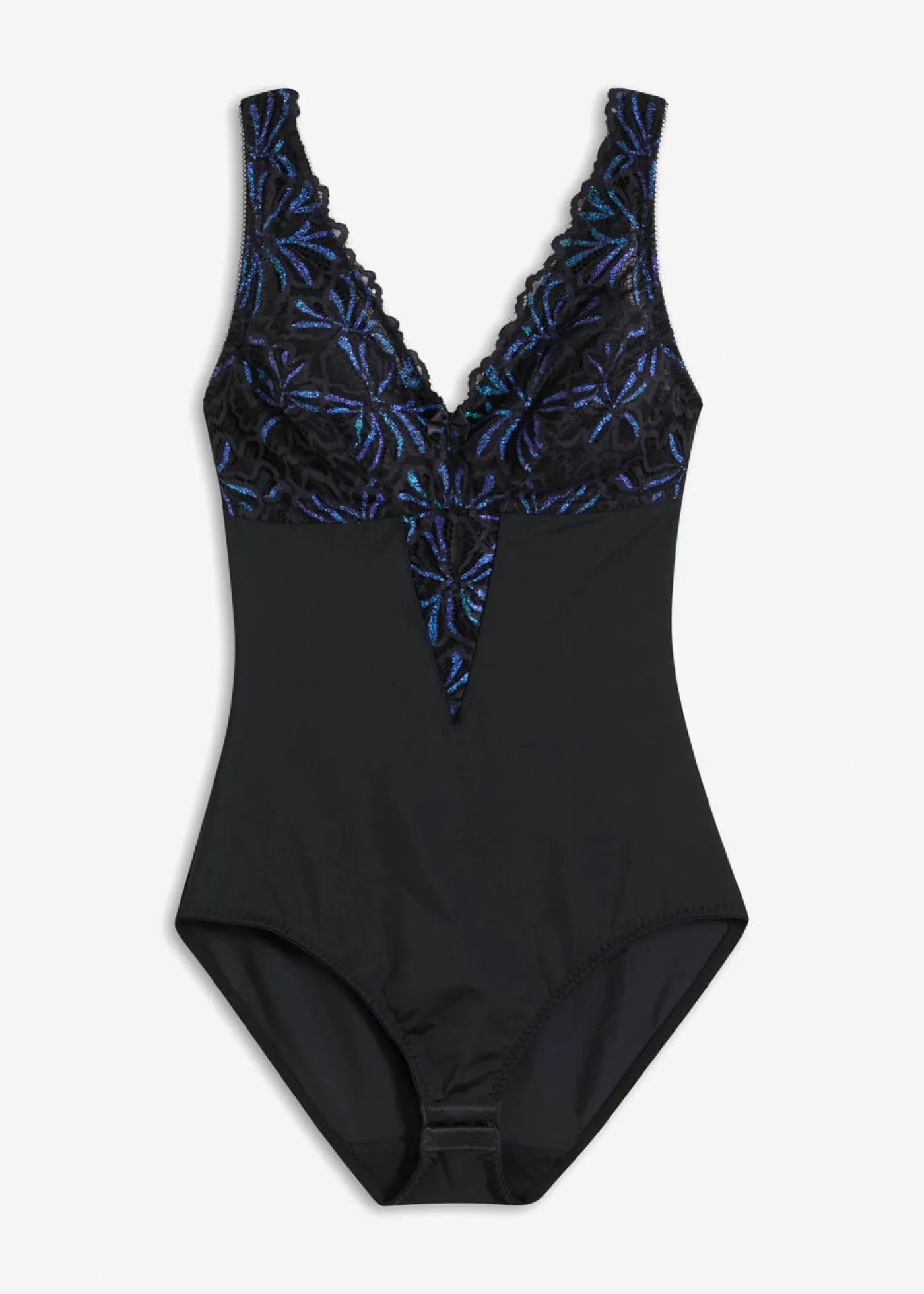 Body decorado con efecto moldeador medio Mujer Bodies|Ropa Interior Moldeadora