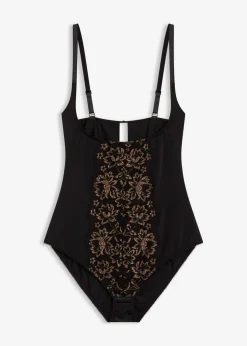 Outlet Body moldeador con efecto moldeador ligero e hilo brillante Mujer Bodies|Ropa Interior Moldeadora