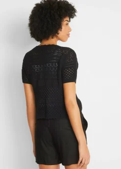 Online Bolero corto de ganchillo Mujer Chaquetas Y Abrigos|Ropa De Punto