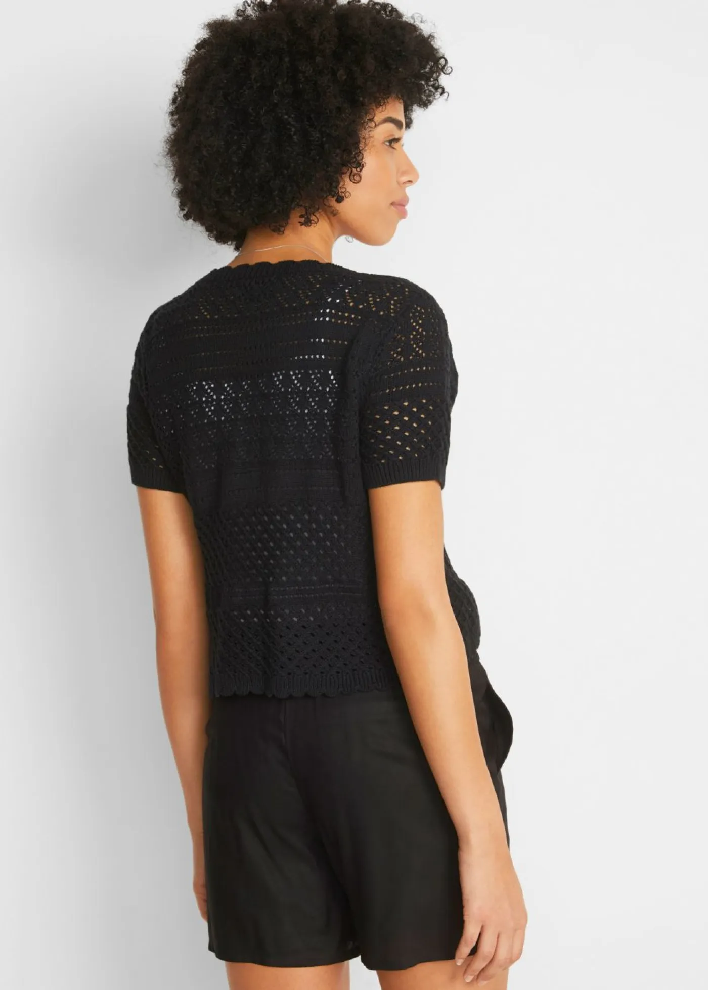 Online Bolero corto de ganchillo Mujer Chaquetas Y Abrigos|Ropa De Punto