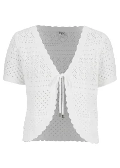Outlet Bolero corto de ganchillo Mujer Chaquetas Y Abrigos|Ropa De Punto