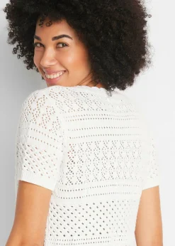 Outlet Bolero corto de ganchillo Mujer Chaquetas Y Abrigos|Ropa De Punto
