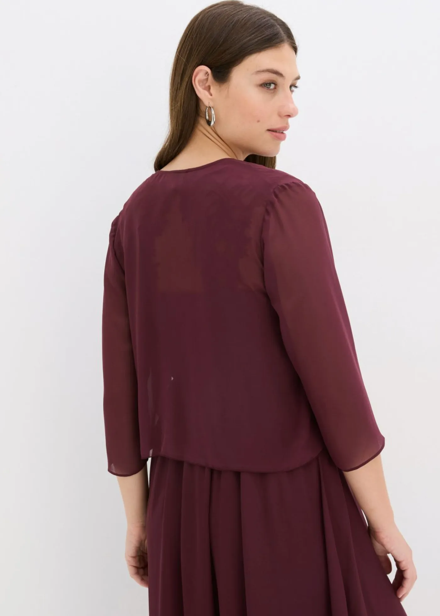 Clearance Bolero de gasa fina Mujer Chaquetas Y Abrigos|Ropa Elegante