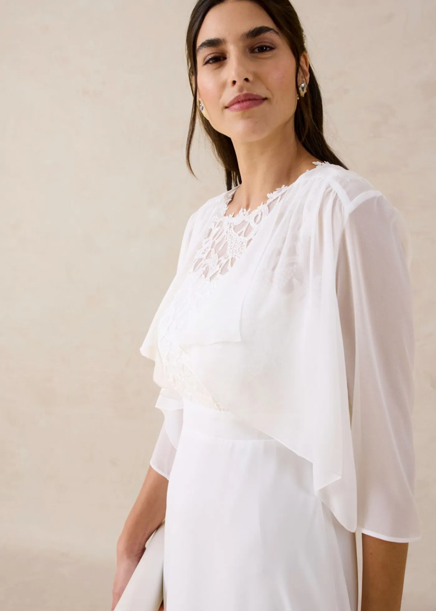 Online Bolero de gasa fina Mujer Chaquetas Y Abrigos|Ropa Elegante