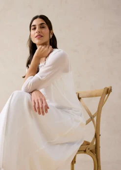 Online Bolero de gasa fina Mujer Chaquetas Y Abrigos|Ropa Elegante