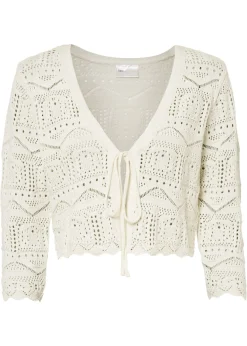 Online Bolero de punto ajour Mujer Jerséis|Ropa De Punto