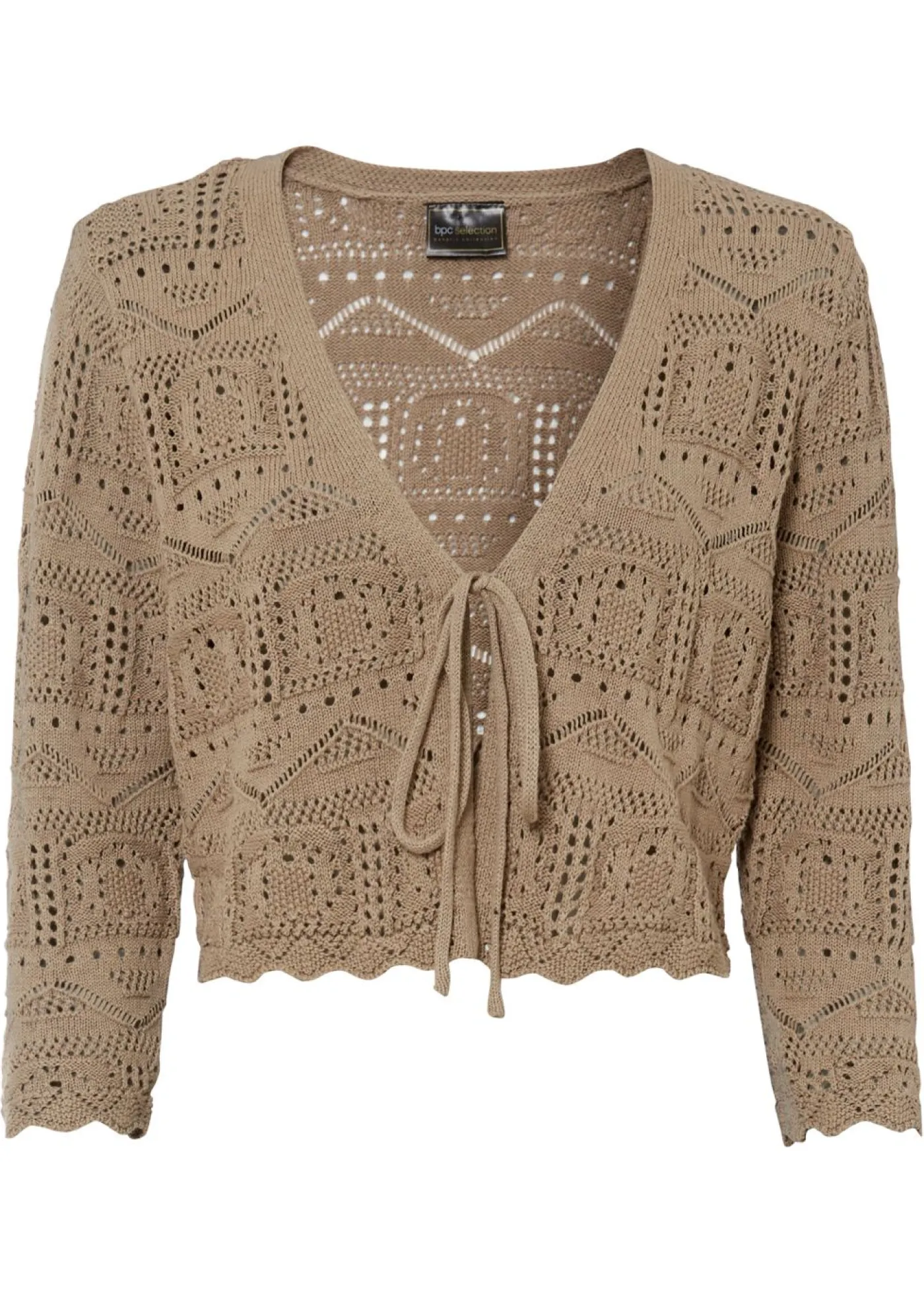 Online Bolero de punto ajour Mujer Jerséis|Ropa De Punto