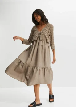 Online Bolero de punto ajour Mujer Jerséis|Ropa De Punto