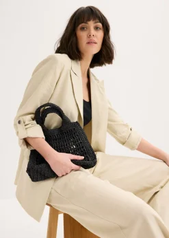 Sale Bolso bandolera de paja Mujer Complementos Temáticos·Accesorios Veganos|Novedades