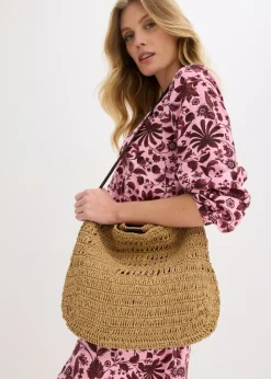 Best Bolso bandolera de paja Mujer Novedades|Bolsos