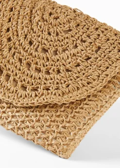 New Bolso bandolera de paja Mujer Complementos Temáticos·Accesorios Veganos|Bolsos