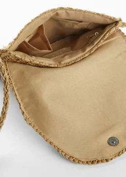 New Bolso bandolera de paja Mujer Complementos Temáticos·Accesorios Veganos|Bolsos
