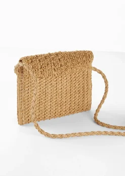 New Bolso bandolera de paja Mujer Complementos Temáticos·Accesorios Veganos|Bolsos