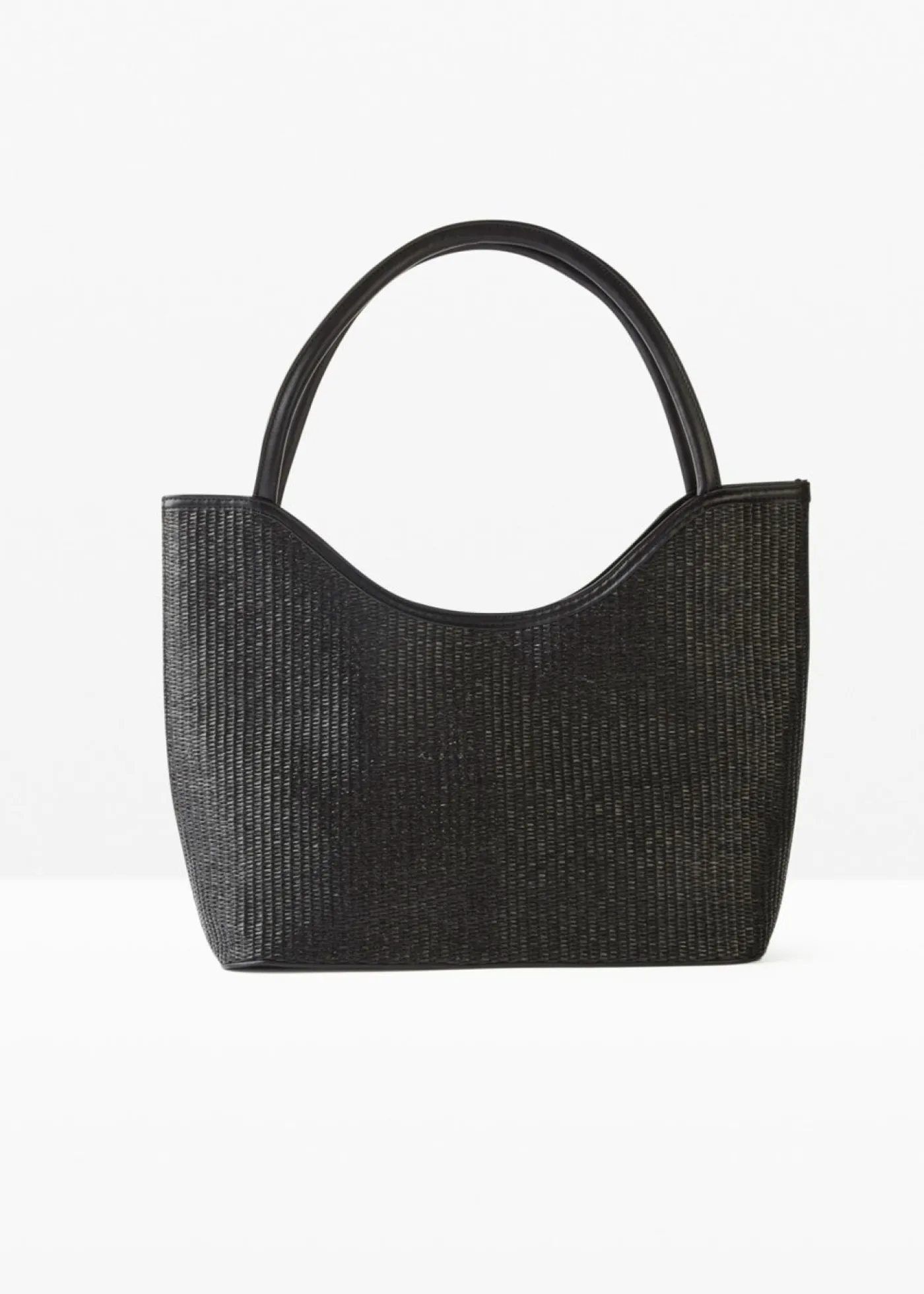 Discount Bolso shopper con aspecto de paja Mujer Bolsos