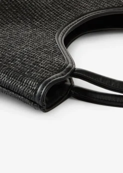 Discount Bolso shopper con aspecto de paja Mujer Bolsos