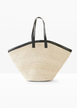 Clearance Bolso shopper de paja Mujer Bolsos