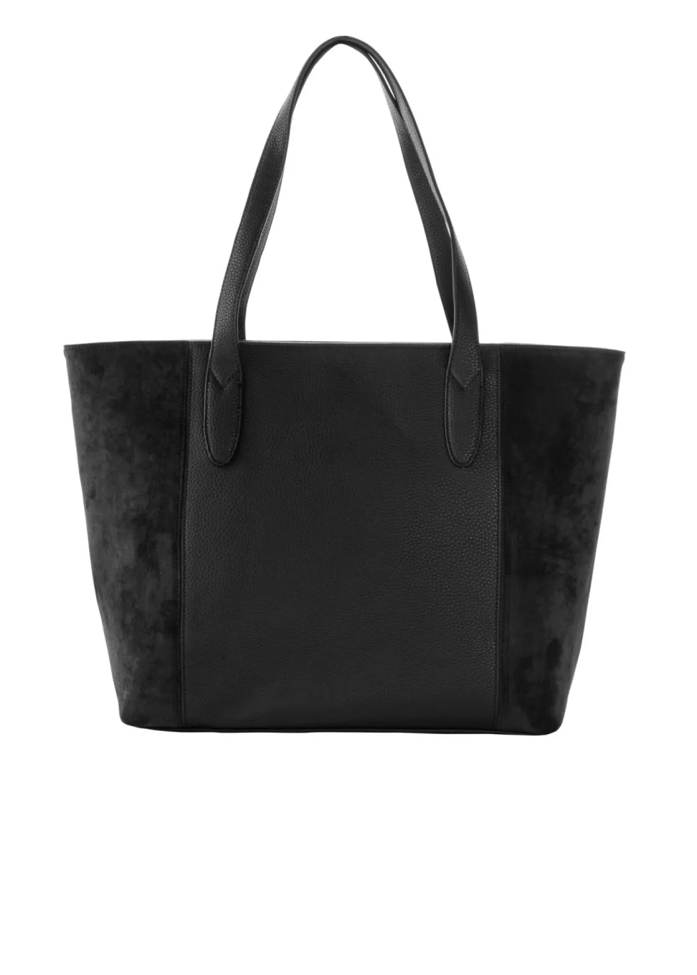 Online Bolso shopper grande con mezcla de materiales Mujer Complementos Temáticos·Accesorios Veganos|Bolsos
