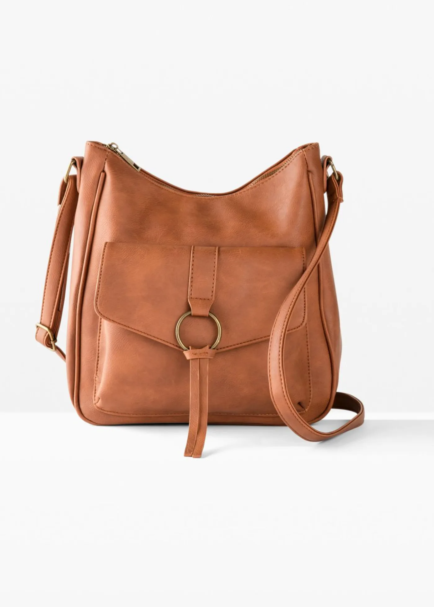 New Bolso tipo bandolera, mediano, con detalle de hebilla Mujer Bolsos