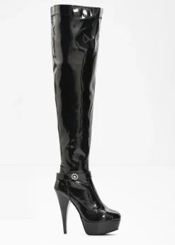 Outlet Botas altas con plataforma Mujer Zapatos De Tacón Alto|Botas