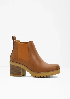 Online Botas Chelsea con tacón ancho Mujer Botines De Nieve·Botines Chelsea|Botines De Nieve·Botas Con Tacón