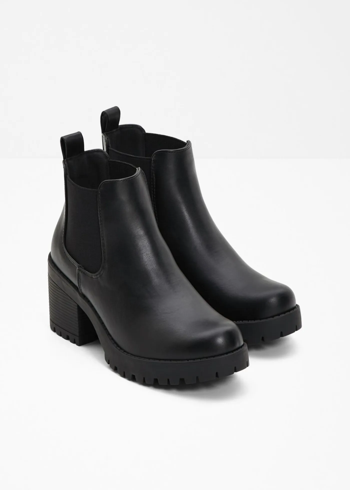 Botas Chelsea con tacón ancho Mujer Botines De Nieve·Botines Chelsea|Botines De Nieve·Botas Con Tacón