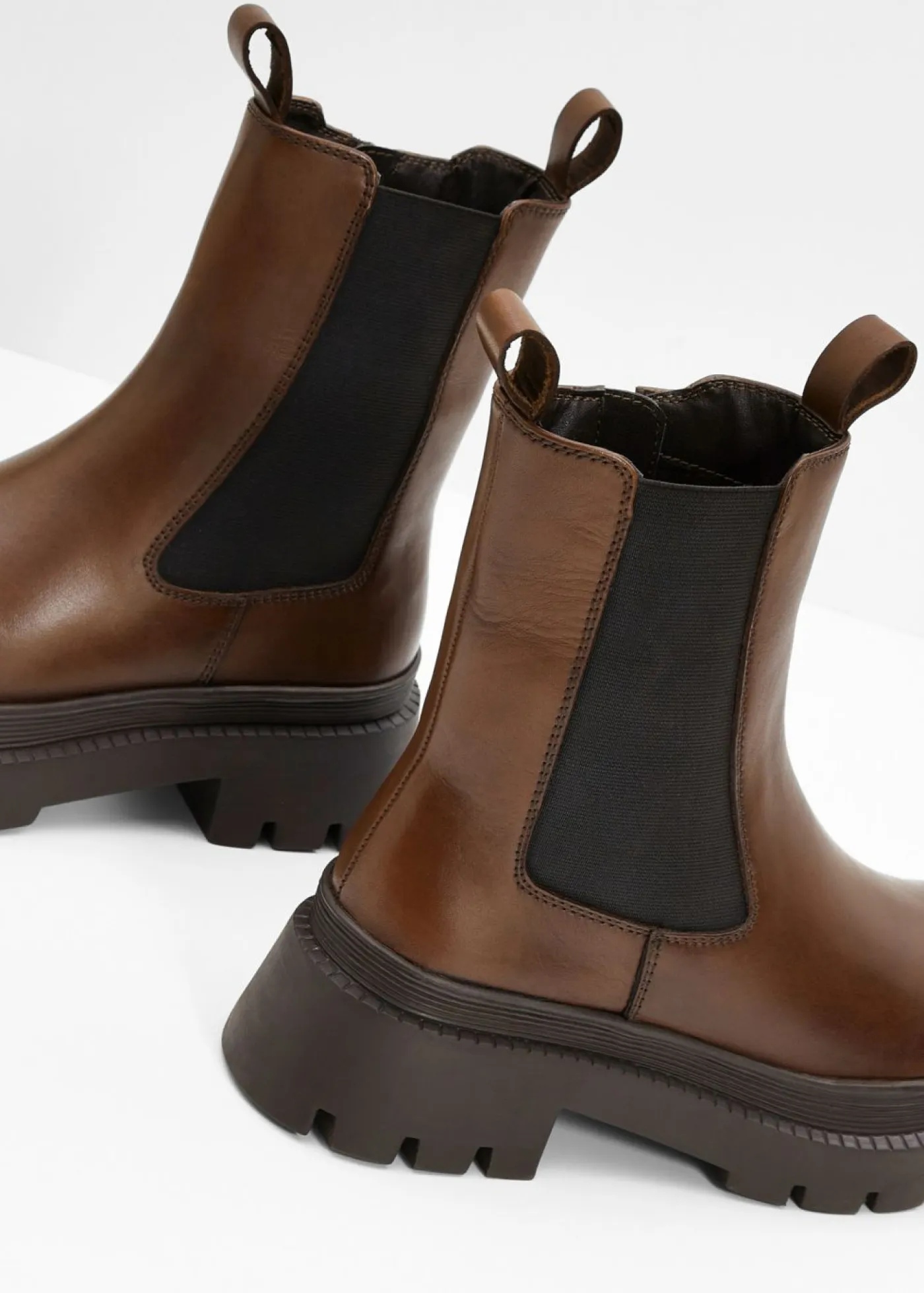 Sale Botas Chelsea de cuero Mujer Botines De Nieve·Botines Chelsea|Botines