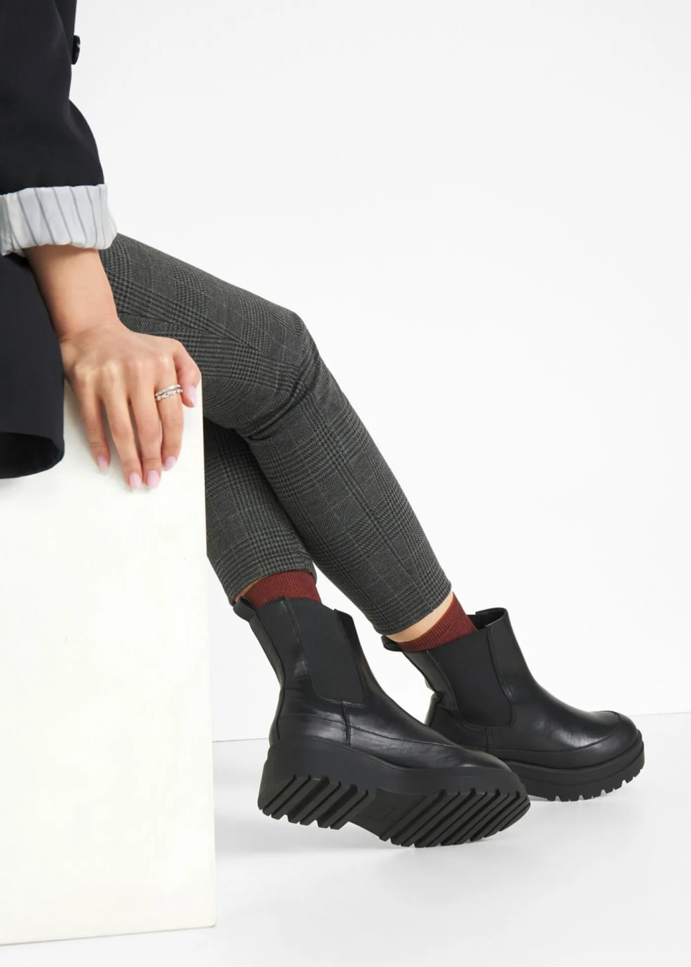 Discount Botas Chelsea en suela perfilada Mujer Tendencias·Zapatos Veganos|Botines De Nieve·Botines Chelsea