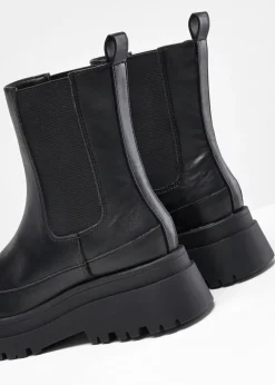 Discount Botas Chelsea en suela perfilada Mujer Tendencias·Zapatos Veganos|Botines De Nieve·Botines Chelsea