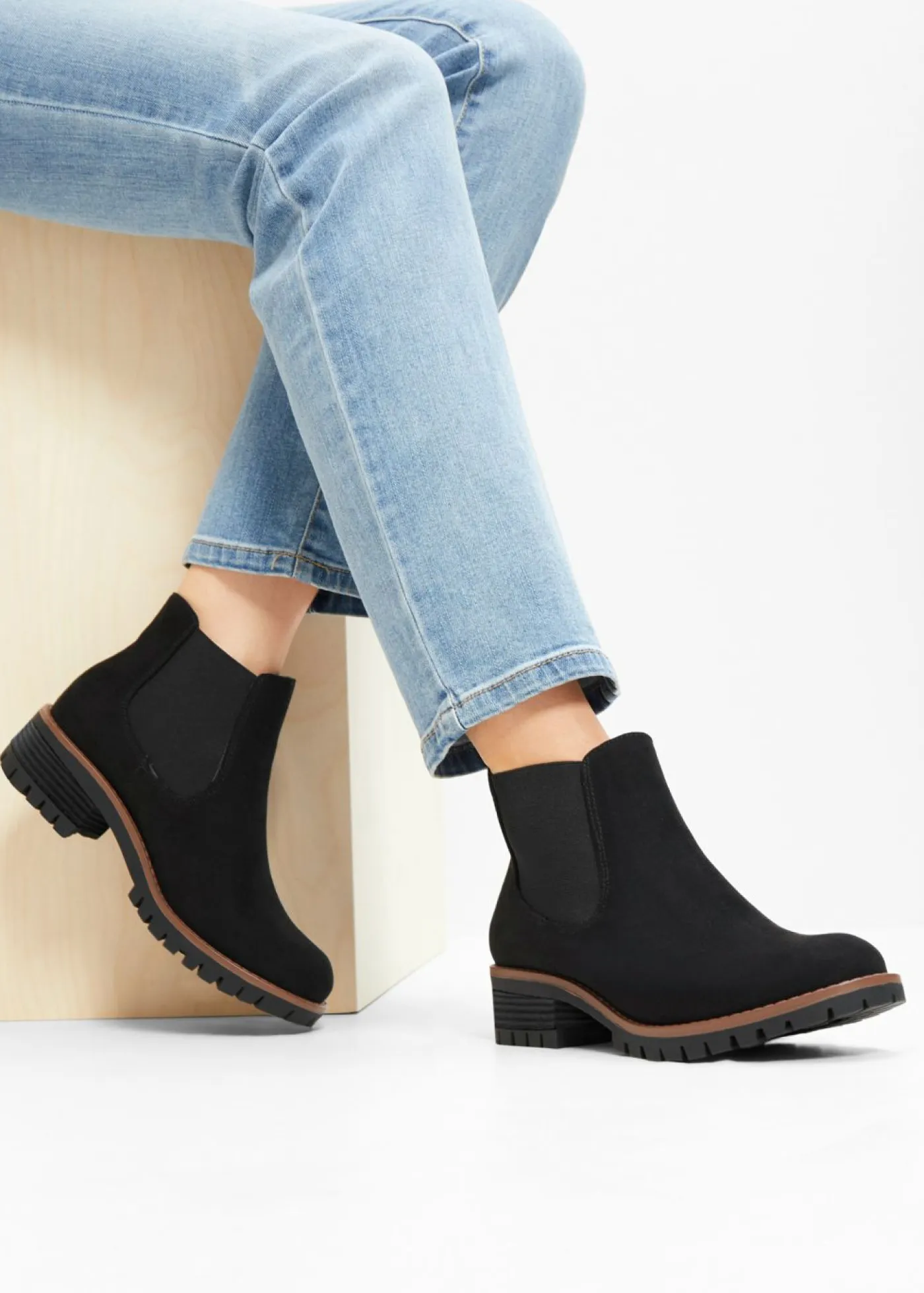 Clearance Botas Chelsea en suela perfilada Mujer Botines De Nieve·Botines Chelsea|Botines De Nieve·Botas Con Tacón