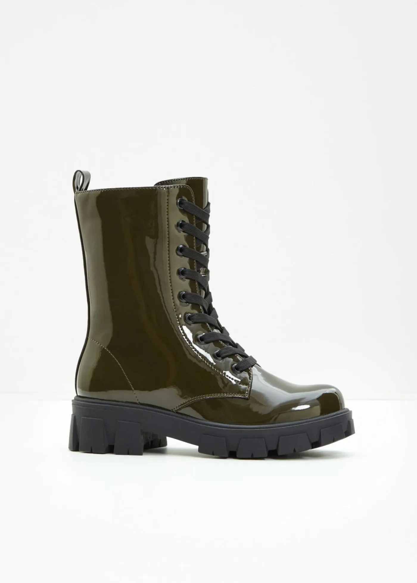 Best Botas con cordones y aspecto lacado Mujer Tendencias·Zapatos Veganos|Botines De Nieve·Botas Con Cordones