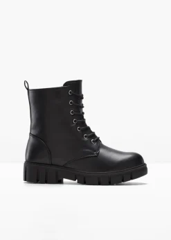 Online Botas con cordones y suela perfilada Mujer Tendencias·Zapatos Veganos|Botines De Nieve·Botas Con Cordones