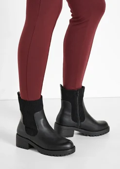 Best Botas con inserto de pana Mujer Tendencias·Zapatos Veganos|Botines De Nieve·Botines Clásicos