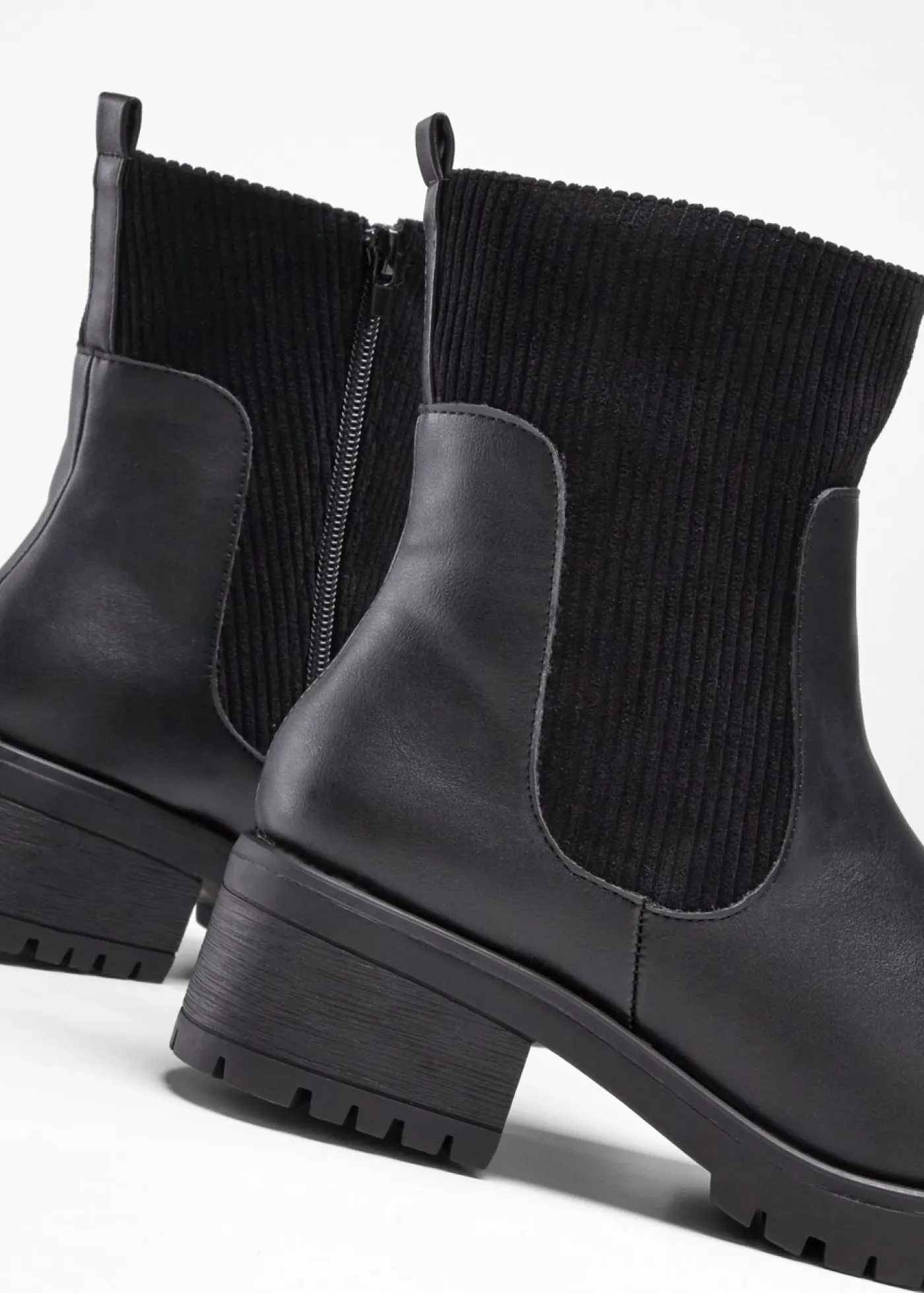 Best Botas con inserto de pana Mujer Tendencias·Zapatos Veganos|Botines De Nieve·Botines Clásicos