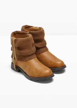 Clearance Botas con inserto de punto Mujer Botines De Nieve·Botines Clásicos|Botines De Nieve·Botas Con Tacón